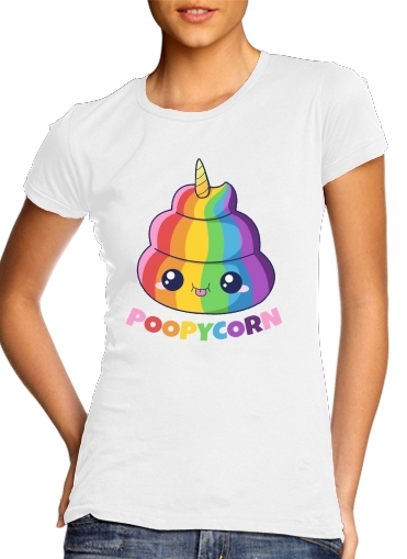 Poopycorn Caca Licorne für Damen T-Shirt