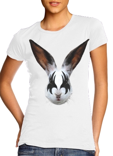 Kiss of a rabbit punk für Damen T-Shirt