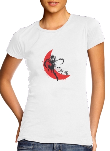 RedSun : Moon für Damen T-Shirt