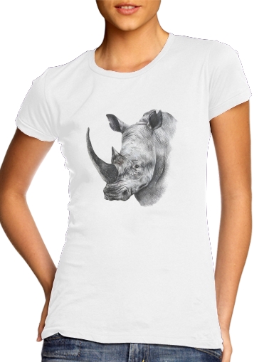 Rhino Shield Art für Damen T-Shirt