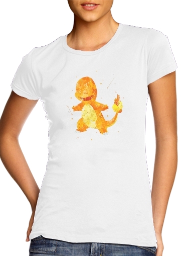 Salameche Watercolor für Damen T-Shirt