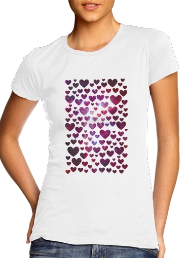 Space Hearts für Damen T-Shirt