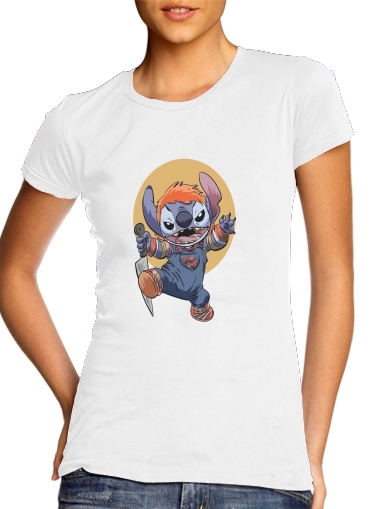 Stitch X Chucky Halloween für Damen T-Shirt