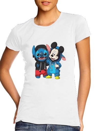 Stitch x The mouse für Damen T-Shirt