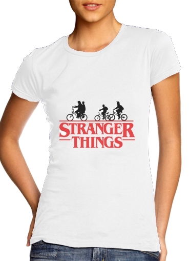 Stranger Things by bike für Damen T-Shirt