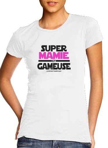 Super mamie et gameuse für Damen T-Shirt