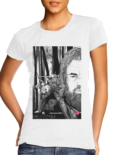 The Bear and the Hunter Revenant für Damen T-Shirt