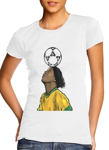 The Magic Carioca Brazil Pixel Art für Damen T-Shirt