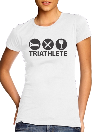 Triathlete Apero du sport für Damen T-Shirt