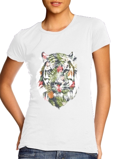 Tropical Tiger für Damen T-Shirt