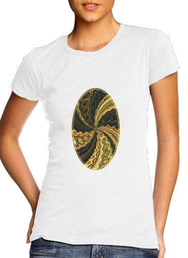 Twirl and Twist black and gold für Damen T-Shirt
