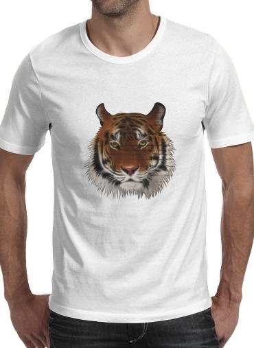 Abstract Tiger für Männer T-Shirt