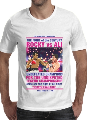 Ali vs Rocky für Männer T-Shirt