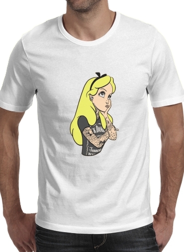 Alice Jack Daniels Tatoo für Männer T-Shirt