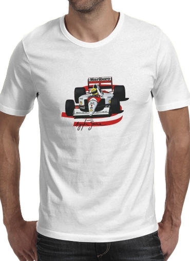 Ayrton Senna Formule 1 King für Männer T-Shirt
