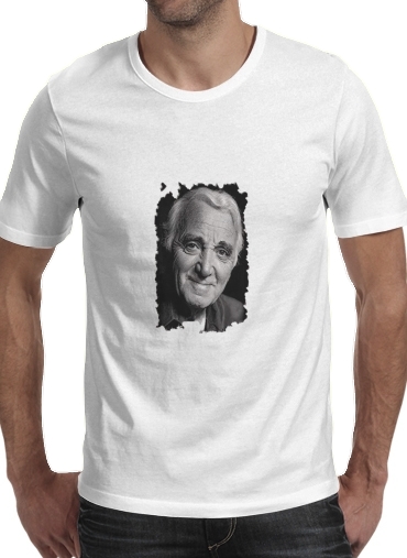 Aznavour Hommage Fan Tribute für Männer T-Shirt