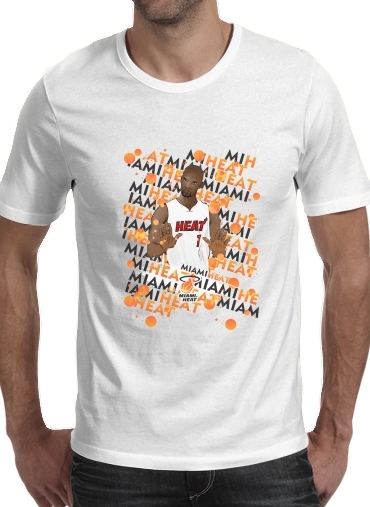 Basketball Stars: Chris Bosh - Miami Heat für Männer T-Shirt