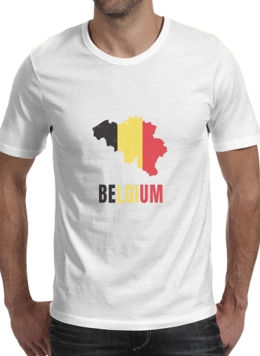 Belgium Flag für Männer T-Shirt