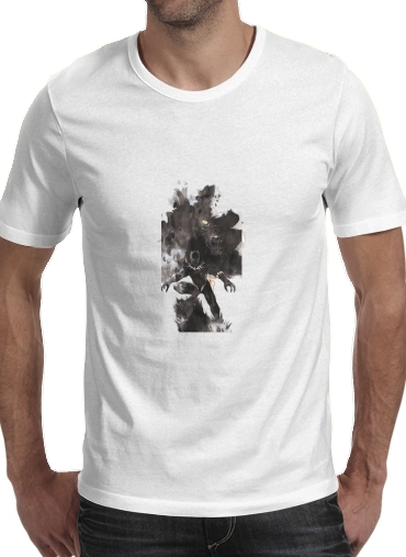 Black Panther Abstract Art Wakanda Forever für Männer T-Shirt