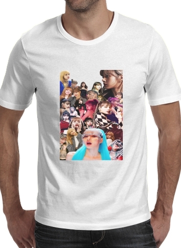 Blackpink Lisa Collage für Männer T-Shirt