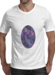 T-Shirts Blue pink bubble cells pattern