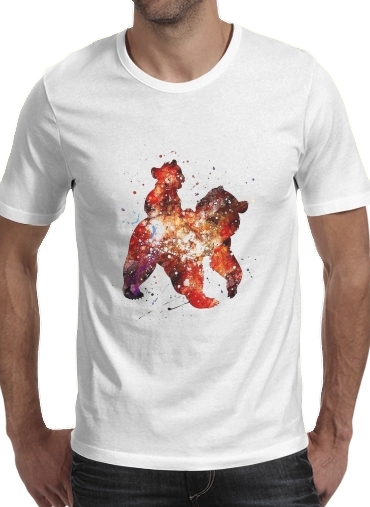 Brother Bear Watercolor für Männer T-Shirt