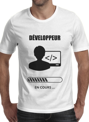 Cadeau etudiant developpeur informaticien für Männer T-Shirt