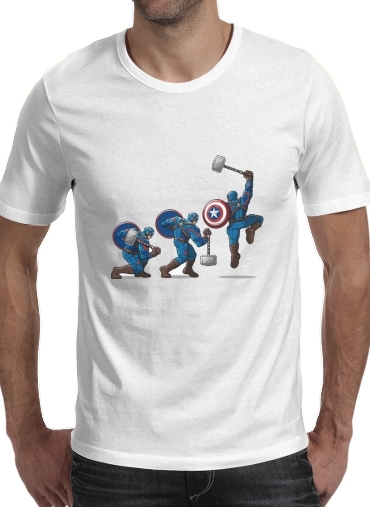 Captain America - Thor Hammer für Männer T-Shirt