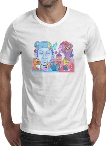 Colorful and creepy creatures für Männer T-Shirt