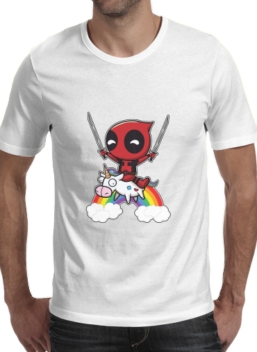 Deadpool Unicorn für Männer T-Shirt