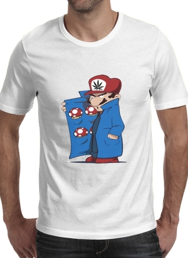 Dealer Mushroom Feat Wario für Männer T-Shirt