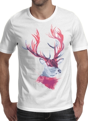Deer paint für Männer T-Shirt