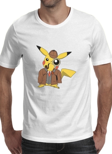 Detective Pikachu x Sherlock für Männer T-Shirt