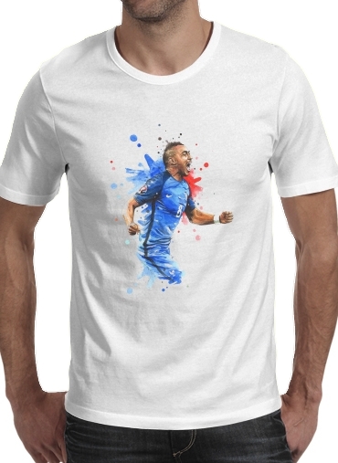 Dimitri Payet Fan Art France Team  für Männer T-Shirt