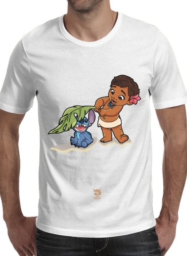 Disney Hangover Moana and Stich für Männer T-Shirt