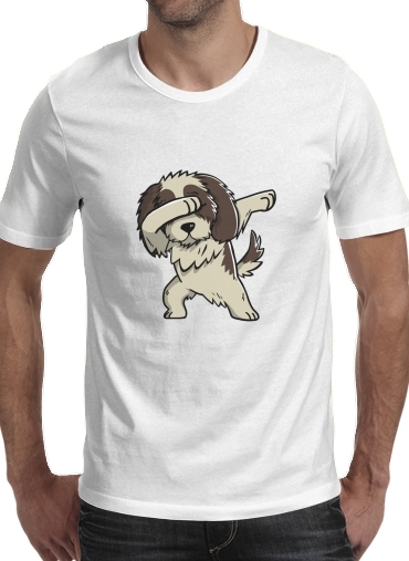 Dog Shih Tzu Dabbing für Männer T-Shirt