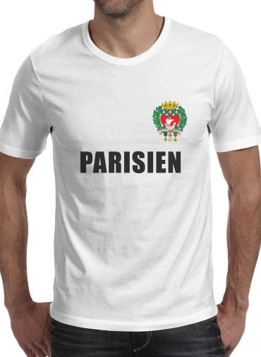 Drapeau Paris für Männer T-Shirt