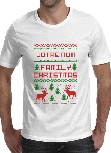Esprit de Noel avec nom personnalisable für Männer T-Shirt