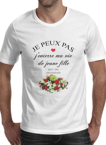 EVJF Cadeau enterrement vie de jeune fille für Männer T-Shirt
