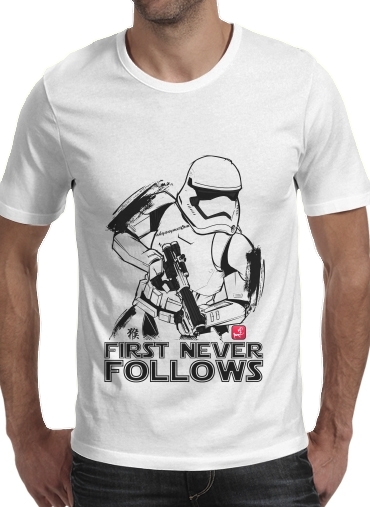 First Never Follows für Männer T-Shirt