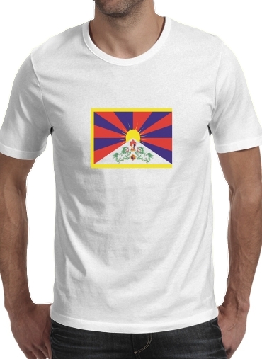 Flag Of Tibet für Männer T-Shirt