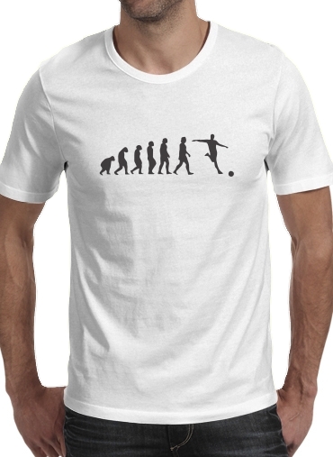 Football Evolution für Männer T-Shirt