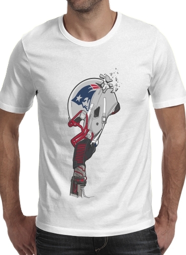 Football Helmets New England für Männer T-Shirt