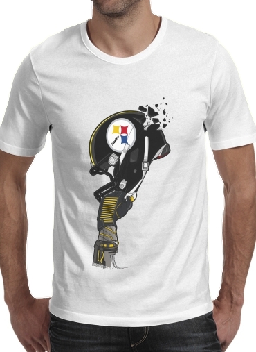 Football Helmets Pittsburgh für Männer T-Shirt