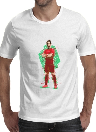 Football Legends: Cristiano Ronaldo - Portugal für Männer T-Shirt