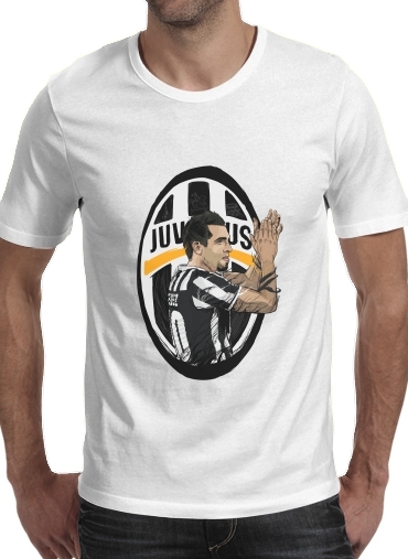 Football Stars: Carlos Tevez - Juventus für Männer T-Shirt
