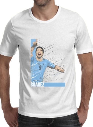 Football Stars: Luis Suarez - Uruguay für Männer T-Shirt