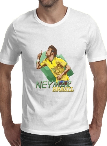 Football Stars: Neymar Jr - Brasil für Männer T-Shirt