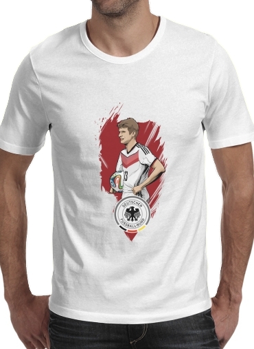Football Stars: Thomas Müller - Germany für Männer T-Shirt