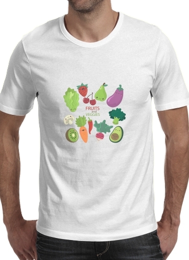 Fruits and veggies für Männer T-Shirt
